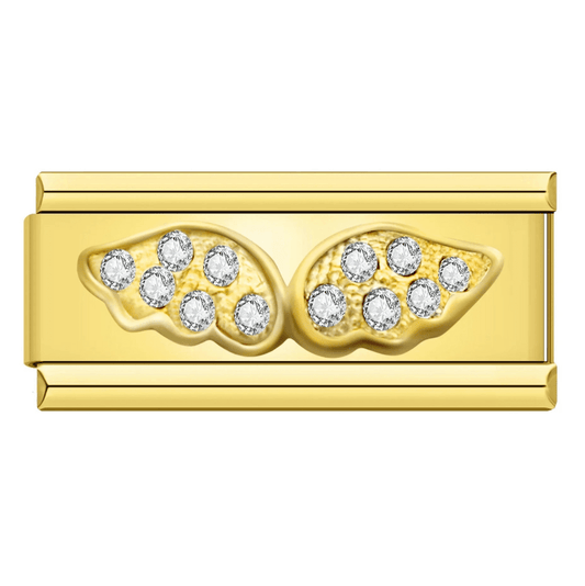 Charm Doble Alas - Italian Charms