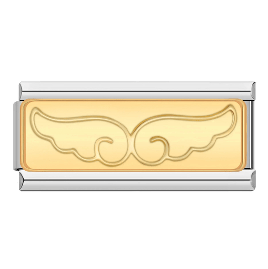 Charm Doble Alas - Italian Charms